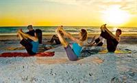 Yoga Pics from beach